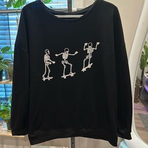 Skateboarding Skeleton Sweatshirt